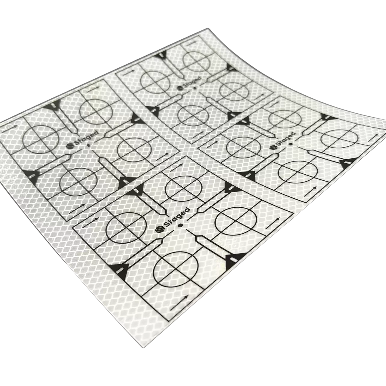 Отражатель пленочный STAGED 90*90 мм (4 шт.)