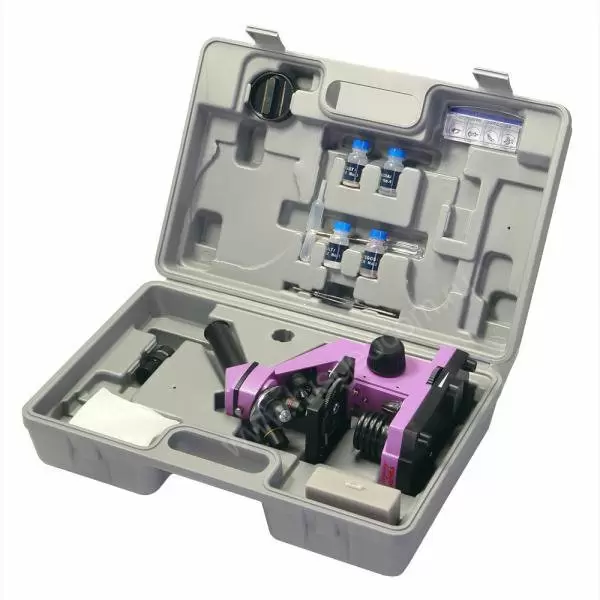 Микроскоп Микромед Эврика 40x-400x в кейсе (аметист)