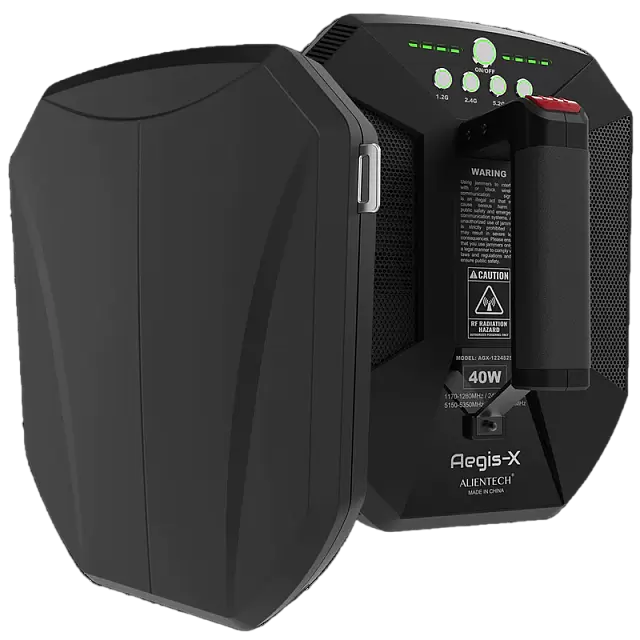 Ручной глушитель БПЛА AEGIS-X  Against UAV | ALIENTECH (1.2G+1.6G+2.4G+5.8G)
