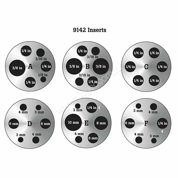 Вставка E Fluke 9142-INSE для полевых сухоблочных термостатов Fluke 9142