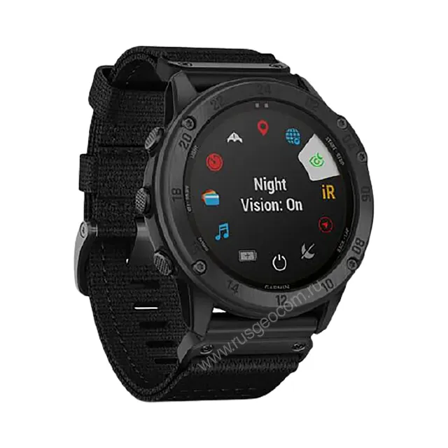 Часы Garmin Tactix Delta - Solar Ballistics с черным нейлоновым ремешком