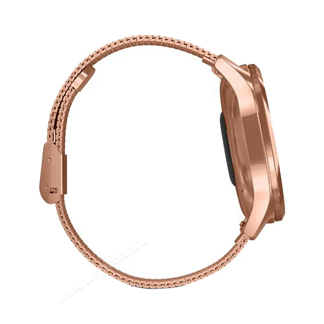 Часы Garmin Vivomove Luxe розовое золото с цвета розового золота ремешком