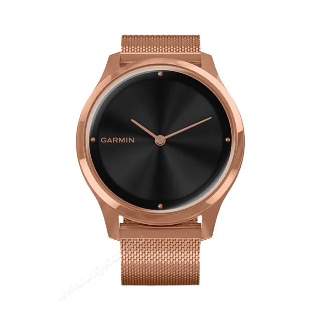 Часы Garmin Vivomove Luxe розовое золото с цвета розового золота ремешком