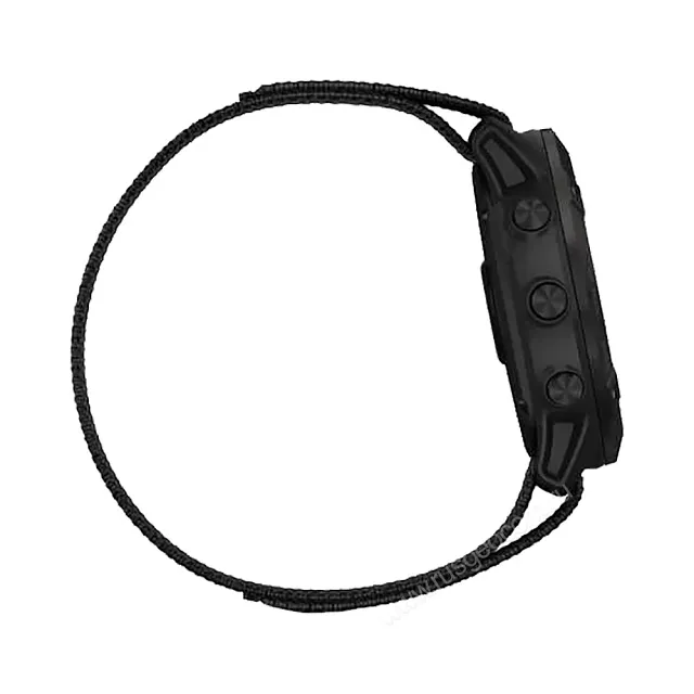 Часы Garmin Enduro титановый корпус с угольно-серым DLC-покрытием и черный нейлоновый ремешок UltraFit