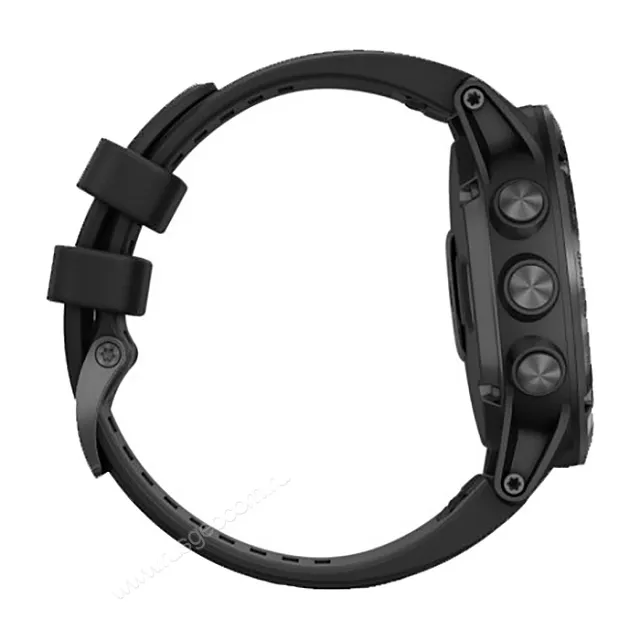 Часы Garmin Fenix 5X Plus Sapphire черный с черным ремешком Россия