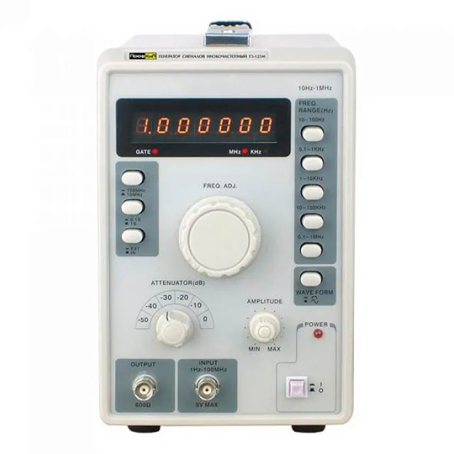 ПрофКиП Г3-125М генератор сигналов низкочастотный (10 Гц … 1 МГц)