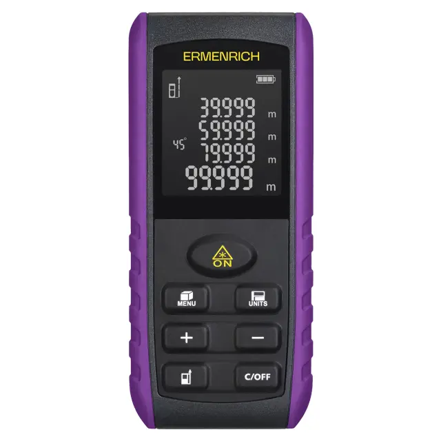 Лазерный дальномер Ermenrich Reel PRO GE60 фиолетовый