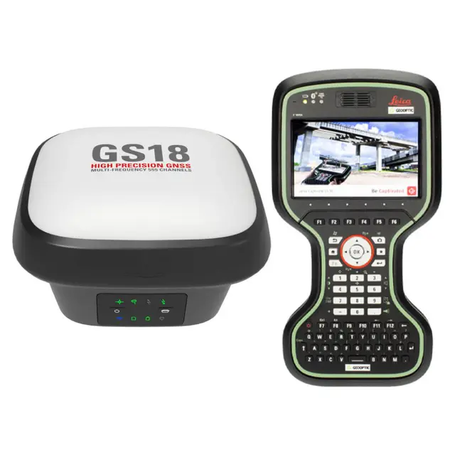 Комплект GNSS-приемника ровера Leica GS18T (GSM и радио)+CS20 Disto