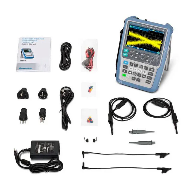Осциллограф Rohde Schwarz RTH1002 с опциями RTH-B224, RTH-K200, RTH-K201, HZ812, HZO51, HA-Z302, HA-Z303, HA-Z220, RT-ZA21, HA-Z306