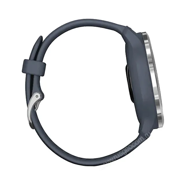 Часы Garmin Venu 2 синий гранит с серебристым безелем
