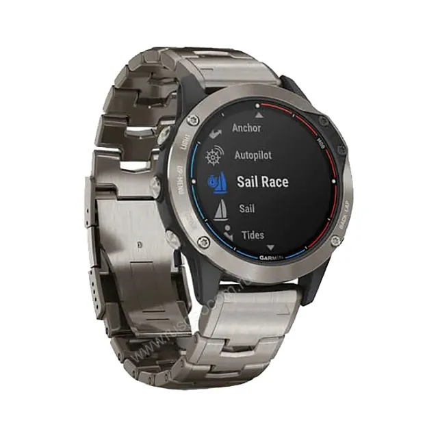Часы Garmin Quatix 6 Sapphire титановый с титановым ремешком