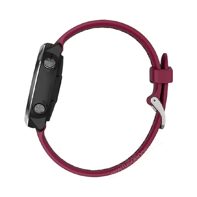 Часы Garmin Forerunner 645 Music с вишневым ремешком