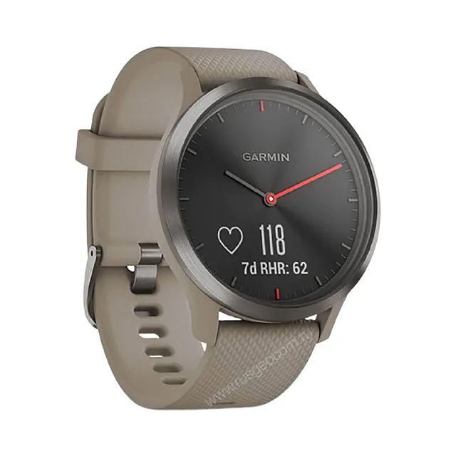 Часы Garmin Vivomove HR черные с песочным ремешком