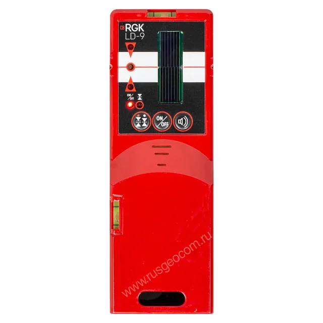 Комплект: лазерный уровень RGK PR-38R + штатив RGK F170, приемник RGK LD-9, рейка RGK LR-2