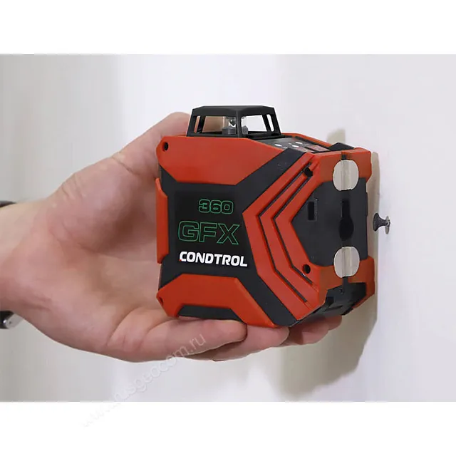 Лазерный уровень Condtrol GFX360 с зеленым лучом