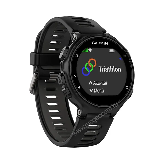 Часы Garmin Forerunner 735XT черно-серые