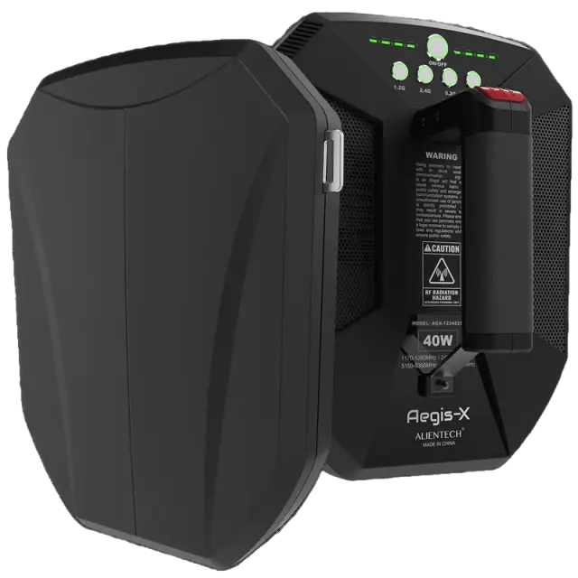 Ручной глушитель БПЛА AEGIS-X Against UAV | ALIENTECH (1.2G+2.4G+5.2G+5.8G)