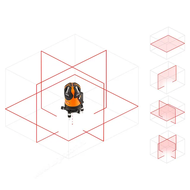 Лазерный уровень RGK UL-44W + штанга-упор RGK CG-2