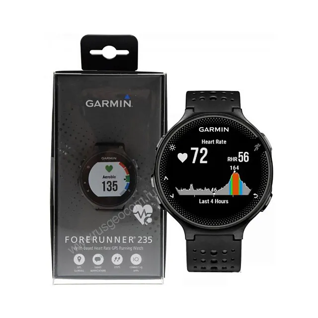 Часы Garmin Forerunner 235 черно-серые