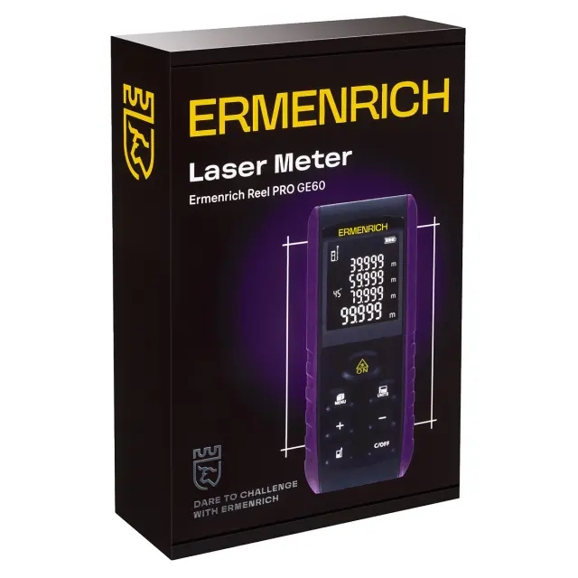 Лазерный дальномер Ermenrich Reel PRO GE60 фиолетовый