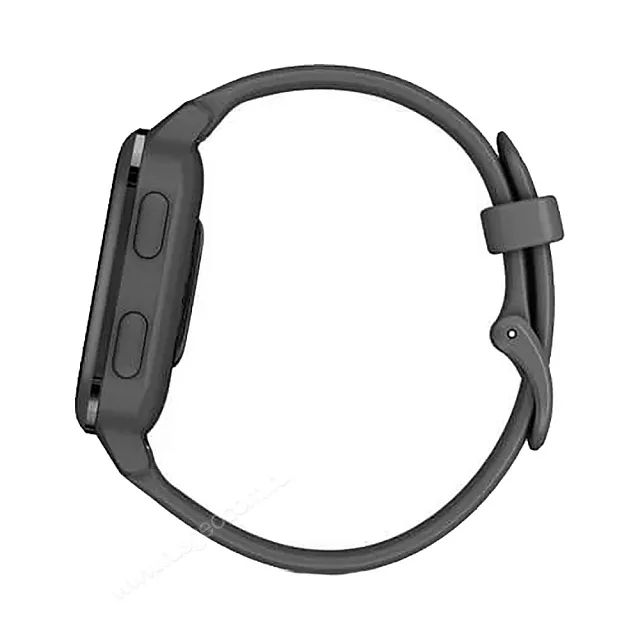Часы Garmin Venu Sq серый с алюминиевым безелем и с силиконовым ремешком