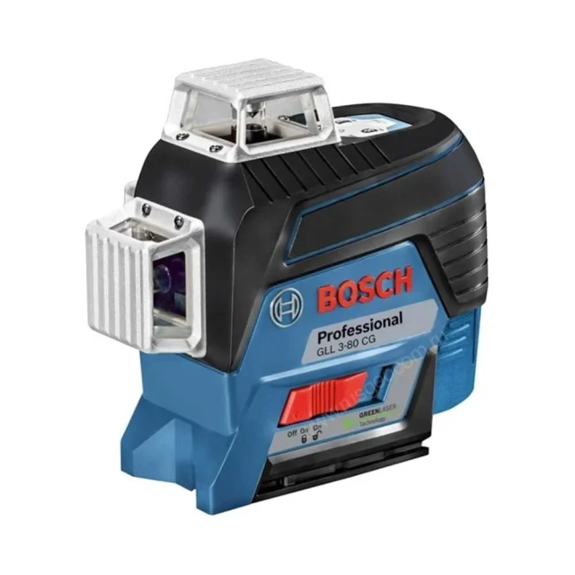 Лазерный уровень Bosch GLL 3-80 CG с зеленым лучом + BM 1 + GBA 12V + L-Boxx (0.601.063.T00)