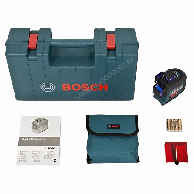 Лазерный уровень Bosch GLL 3-80 + кейс (0.601.063.S00)