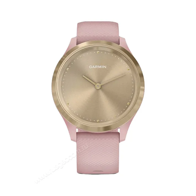 Часы Garmin Vivomove 3S золотистый циферблат с розовым ремешком