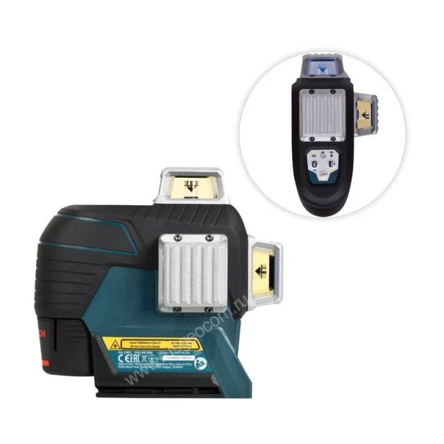 Лазерный уровень Bosch GLL 3-80 CG с зеленым лучом + BM 1 + GBA 12V + L-Boxx (0.601.063.T00)