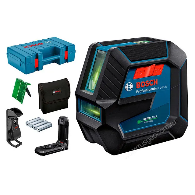 Лазерный уровень Bosch GLL 2-15 G + DK 10 (0.601.063.W02)