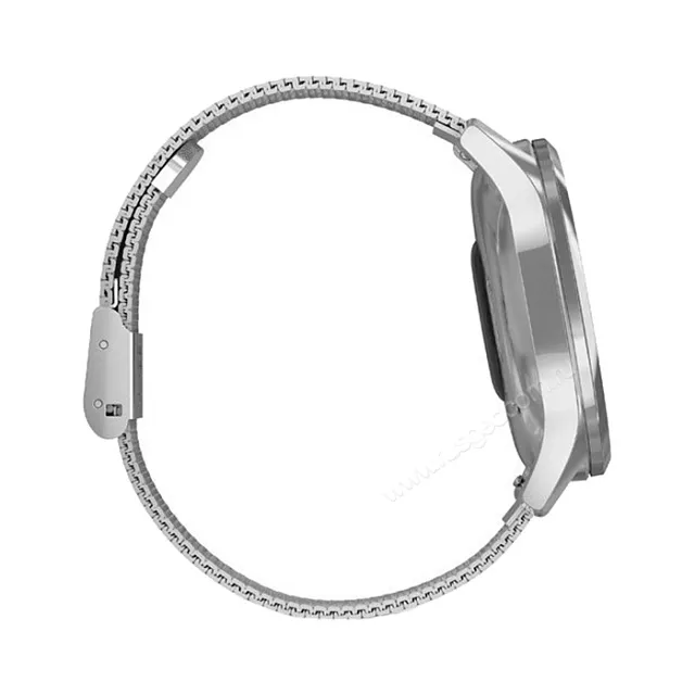 Часы Garmin Vivomove Luxe серебристый с серебристым ремешком