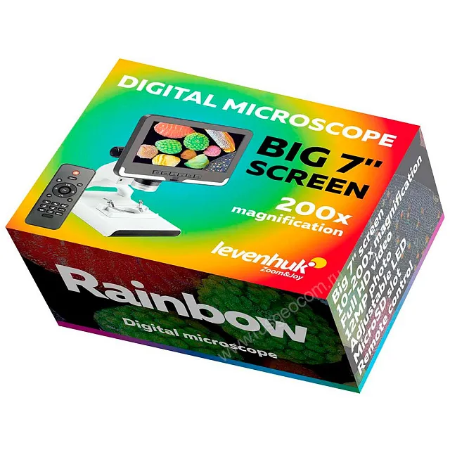 Цифровой микроскоп Levenhuk Rainbow DM700 LCD