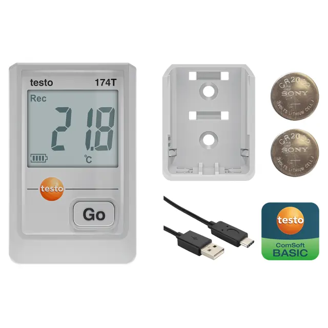 Логгер Testo 174 T USB-C белый