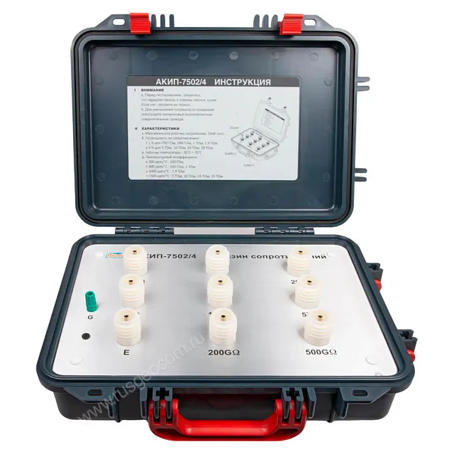 Магазин сопротивлений АКИП-7502/4