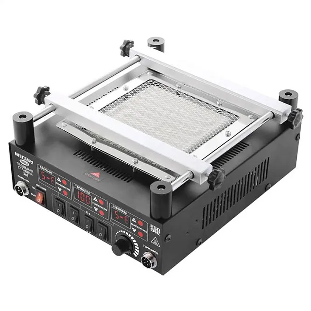 Цифровая паяльная станция 3 в 1 МЕГЕОН 00363