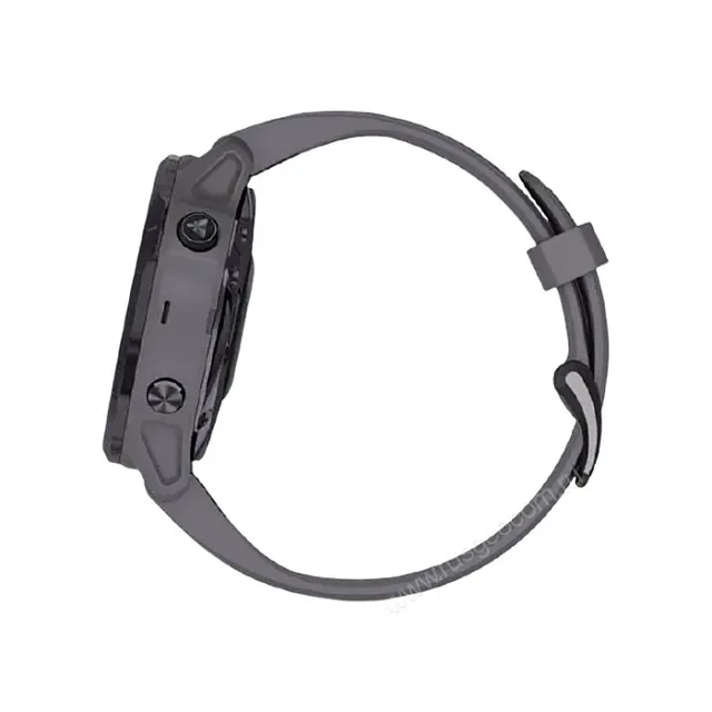 Часы Garmin Fenix 6S Pro Solar аметистовый с темно-серым ремешком