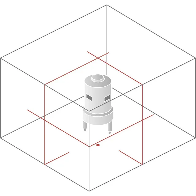 Лазерный нивелир NEDO X-Liner3