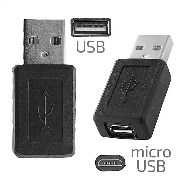 Переходник МЕГЕОН 33202К (USB-A папа - microUSB мама)