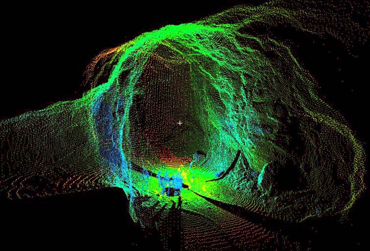 Применение мобильных SLAM-сканеров в подземельях: от пещер до метро