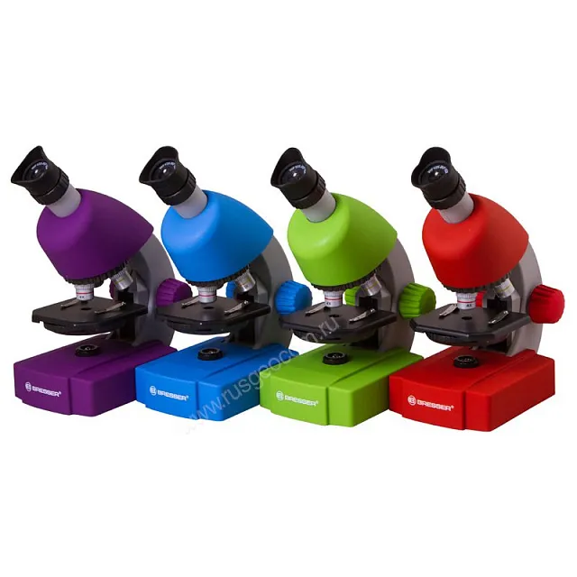 Микроскоп Bresser Junior 40x-640x, фиолетовый