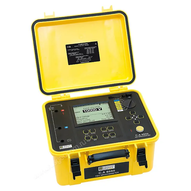 Измеритель изоляции Chauvin Arnoux C.A 6550