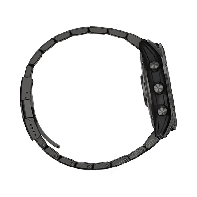 Часы Garmin Fenix 7X Sapphire Solar титановый угольно-серый DLC с угольно-серым титановым DLC браслетом