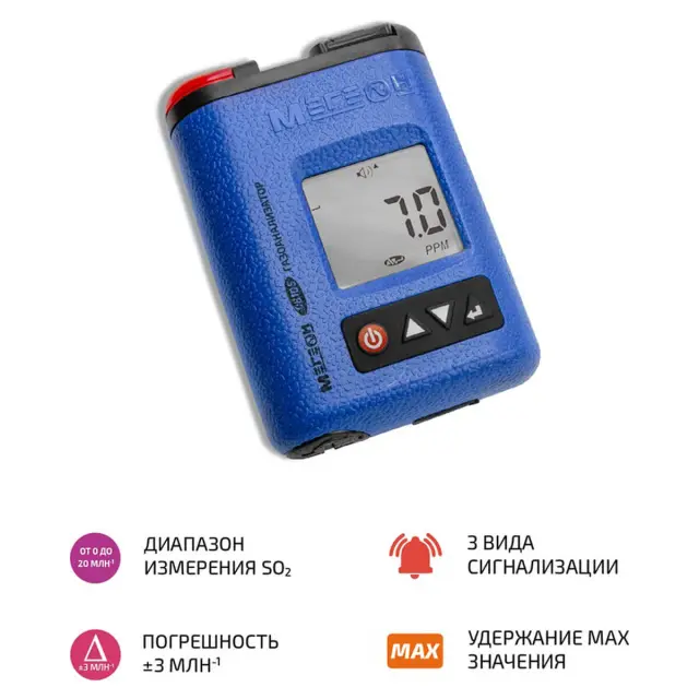 Газоанализатор (измеритель концентрации диоксида серы) МЕГЕОН 08105