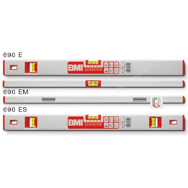 Строительный уровень BMI Eurostar 690E 30 см