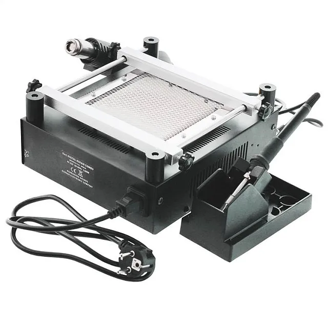 Цифровая паяльная станция 3 в 1 МЕГЕОН 00363