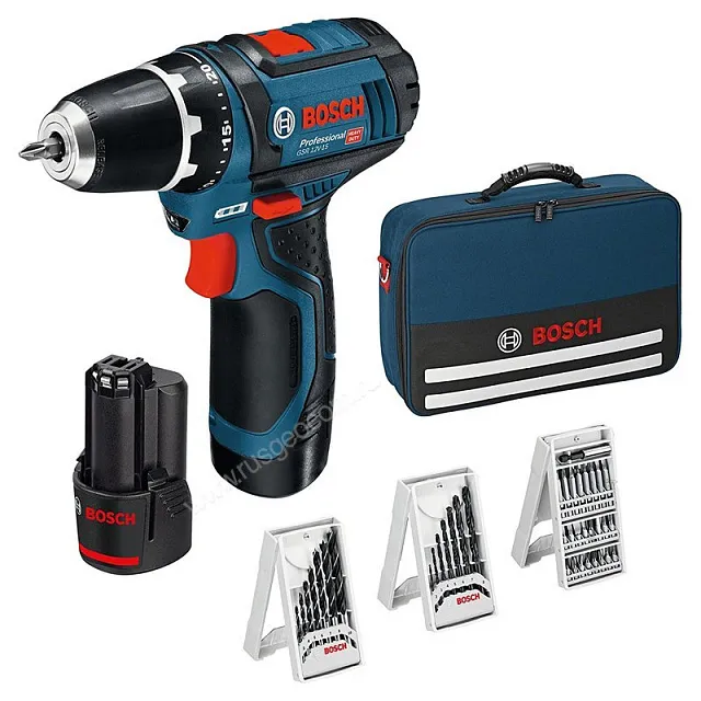 Лазерный уровень Bosch GLL 3-80 CG+BM 1+GSR12V (0.615.994.0L3)