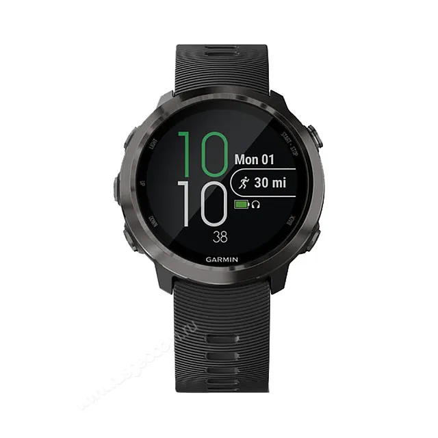 Часы Garmin Forerunner 645 Music серые с черным ремешком