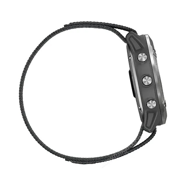 Часы Garmin Enduro стальной корпус и серый нейлоновый ремешок UltraFit