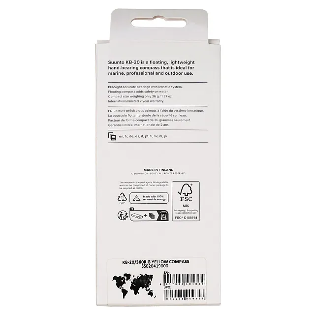 Нетонущий ручной компас-пеленгатор SUUNTO KB-20/360R G