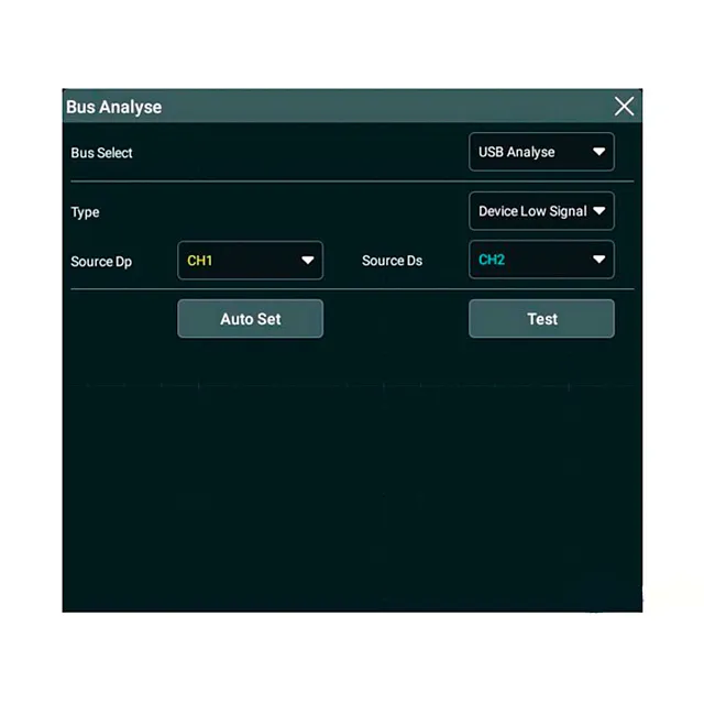 Опция предварительного тестирования USB2.0 DS70000-USBC
